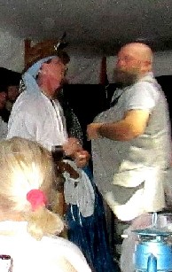 Syd Tries on Waistcoat