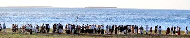Pern's Ashes Being Fired at Sunset