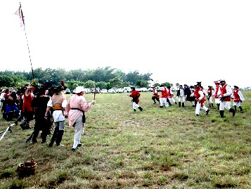 The Lines Advance Toward Each Other