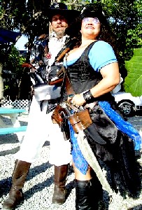 Captain Salazar Wahoo and Ericka