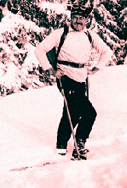 Ernest Hemingway Skiing
