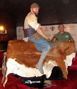 1st Mate Matt Riding Bull