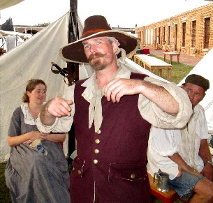 Tim Doing Mustache Twirls