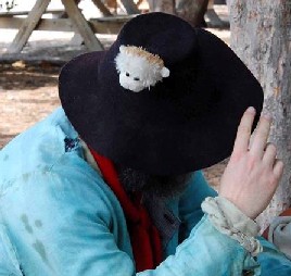 Jeremy with Lob on his hat