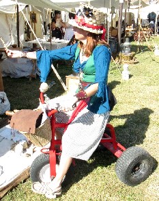 Scarlett Jai on Her Trike