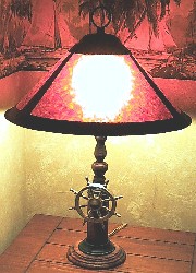 Mica-shade Wheel Lamp