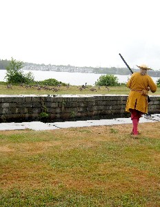 Art Firing at Geese 1