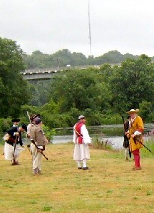 Everyone standing around