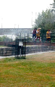 Lockhouse defenders retreat