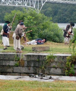 Pirates reloading weapons