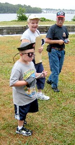 tourists at the Lockhouse