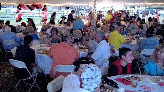 The pirate fundraiser party