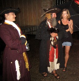 Billie getting ready to spring the skunk again