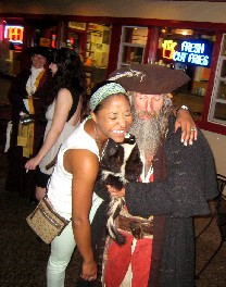 A skunk puppet victim