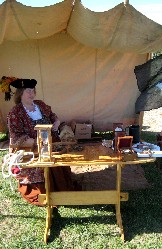 Jennie manning the navigation table