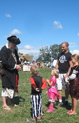 Mark explaining the astrolabe