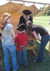 Mark at the navigation table