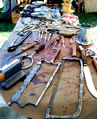 The surgeon's instruments