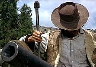 Ready to fire a cannon