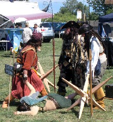 The pirates find Tinkerbell