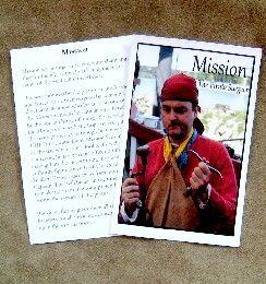 Mission's trading card