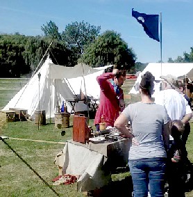 The surgeons fly behind him