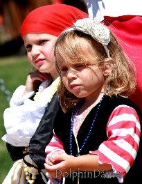 A pair of girl pirates