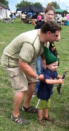 Kid in Robin Hood hat