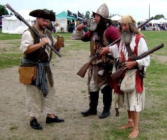 Drinking coffee before the battle