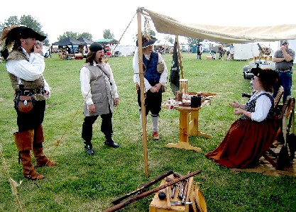 Jennie holding court