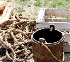 Rope and bucket
