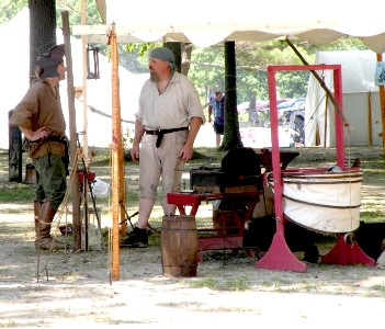 Blacksmith shop at Paynetown 2009