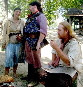 Tracy Garland, Gavin Kelly and Jim Jacobs at the Coffe House