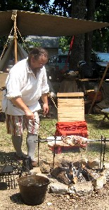 Cooking at Paynetown 2009