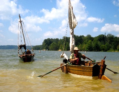 Boats on lake Paynetown 2009