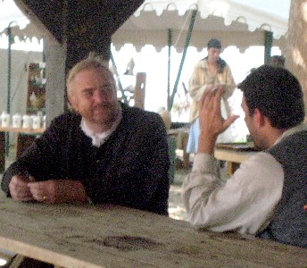 Tartan Jack talking to Parson Jarboe