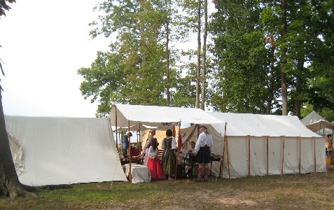 The Bagley mansion of tents