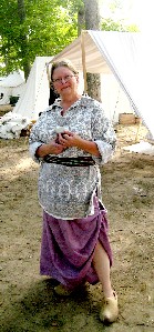 Linda, owner of the cockatiel