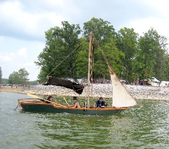 Andrew's boat at Paynetown