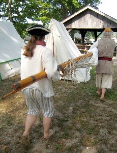 Michaael follows Mark with the sail