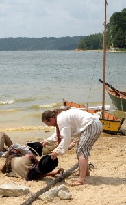 Michael stealing hats 1