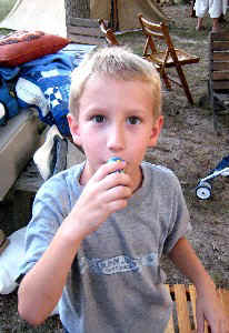 Zach eating Pop-Rocks 1