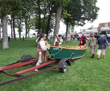 The boys unladening the Sheep 3
