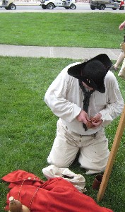 Jay lighting his pipe 3