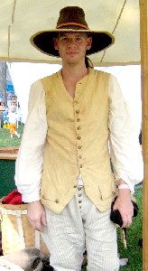 Sam in the Patrick Hand Original Planter's hat