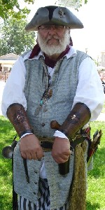 Richard in his new vambraces