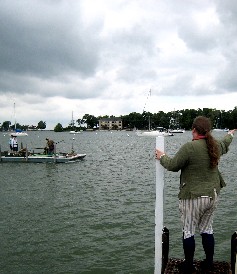 Michael hitches us a ride