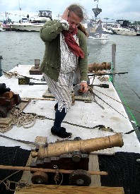 Michael and his loud cannon