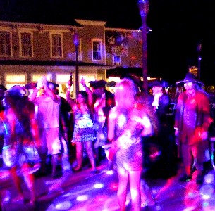 Dancing at the Crescent Pub