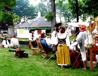 A view across surgeon & cooking flies